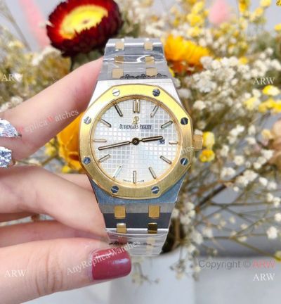 Copy Audemars Piguet Royal Oak Two Tone Quartz Watch 33mm Women